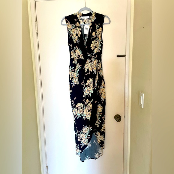 ASTR the label black multi-floral dress, NWT, size S - Picture 1 of 12